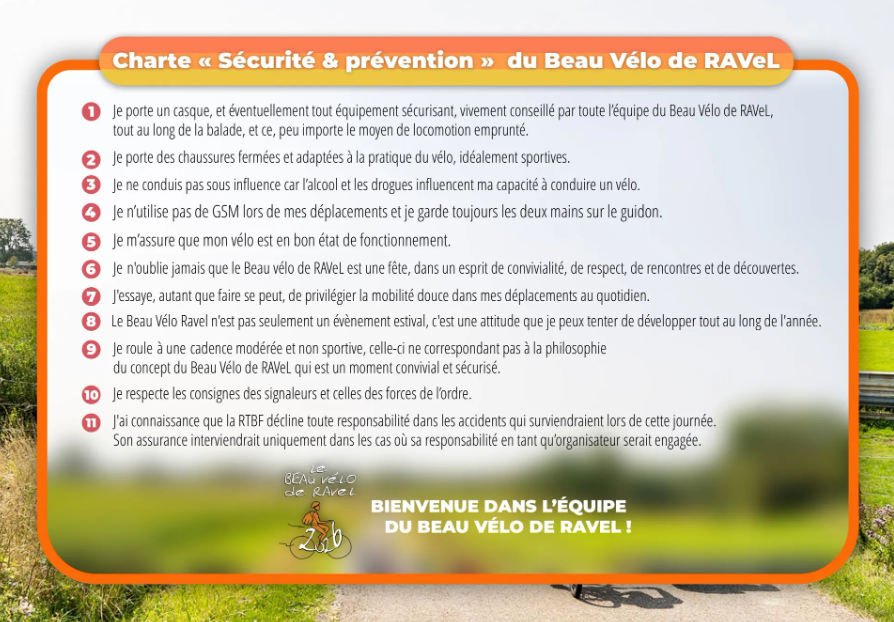Beau vélo de Ravel Charte