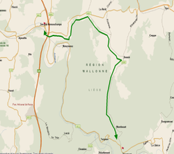 déviation bus fermeture route Sedoz Ninglinspo