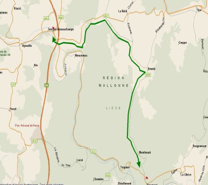 déviation bus fermeture route Sedoz Ninglinspo