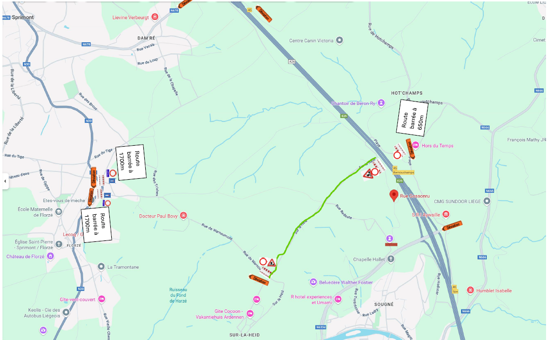 Info Travaux réenduisage Warnoumont