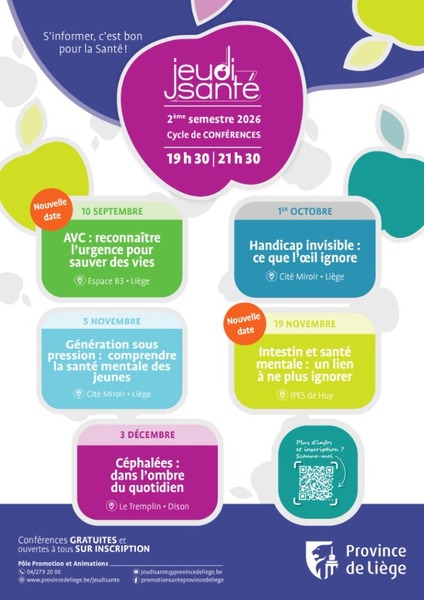 Jeudi santé 2e semestre 2026