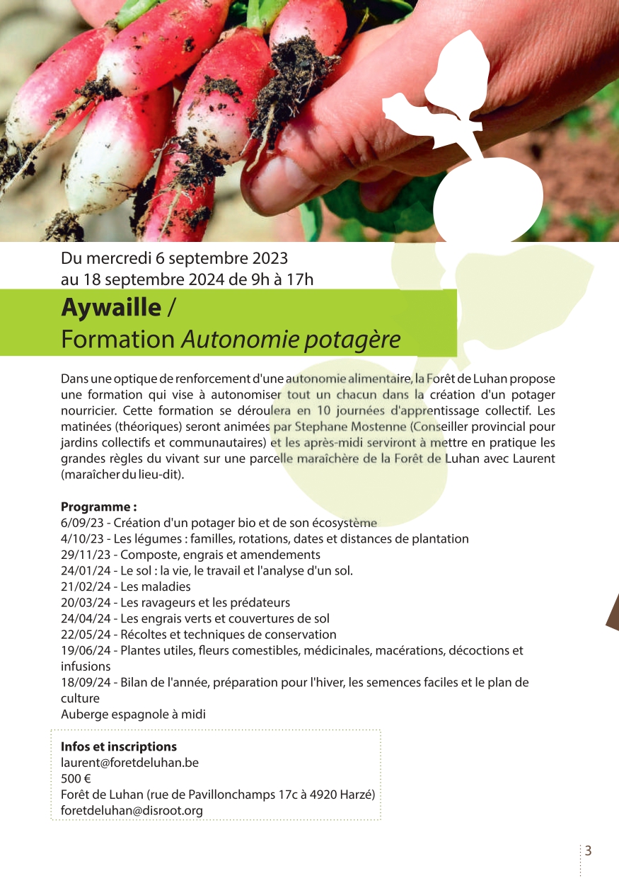 Nourrir Ova Formation autonomie potagère