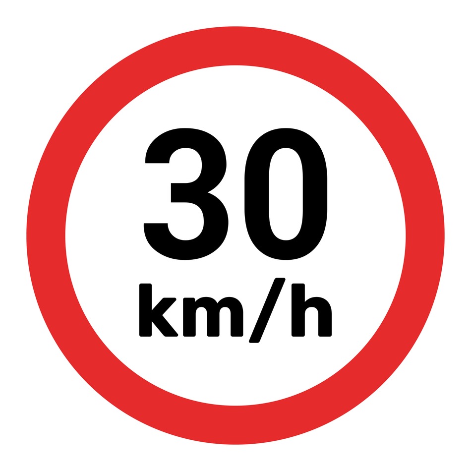 Panneau 30 km h