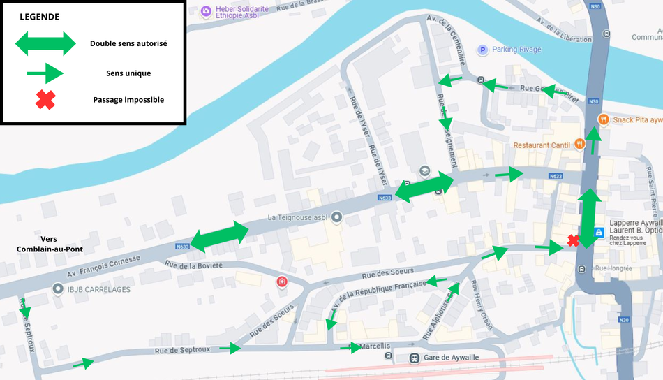 Plan place J. Thiry 11 07 au 04 08