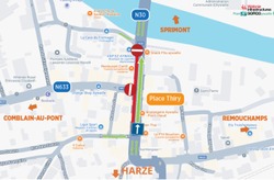 Plan place J. Thiry reconstruction voirie 1