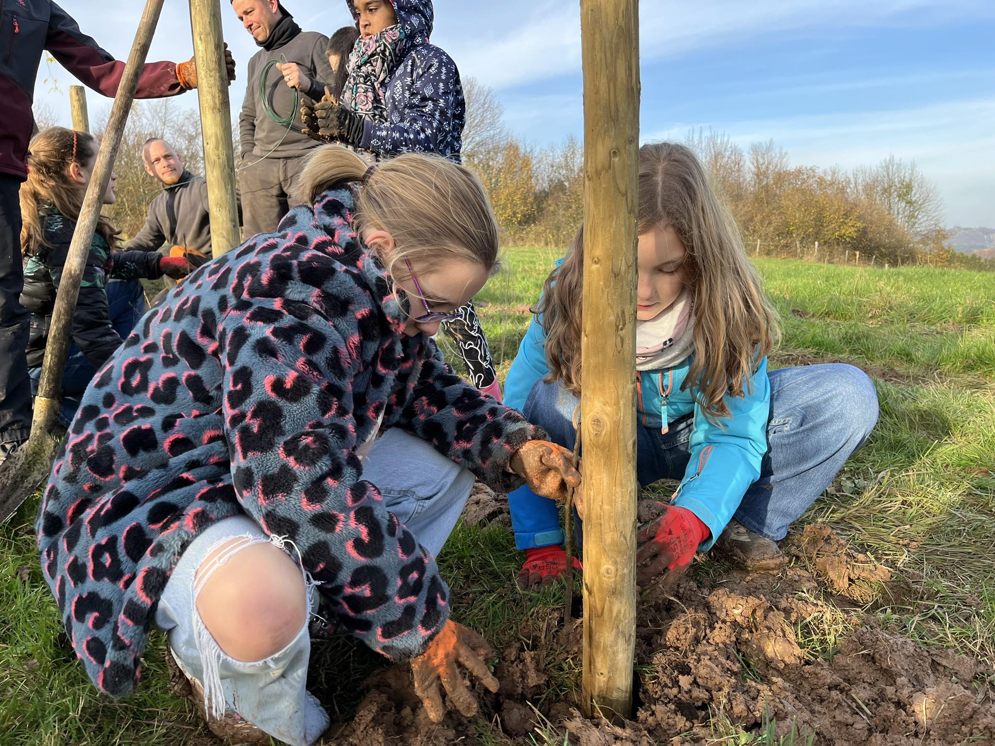 Semaine de l'arbre 2023 Plantation de la Haie (1)