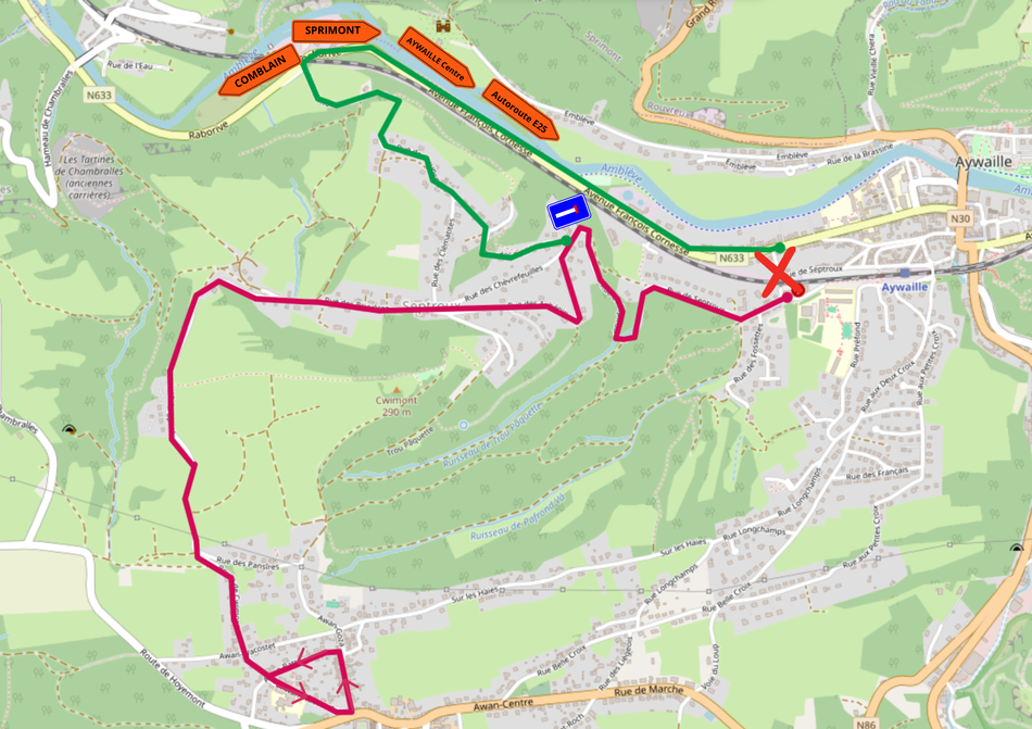 Travaux   Déviation Septroux Aout 2026