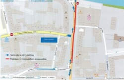 Travaux place Thiry 26 05 au 11 07 25