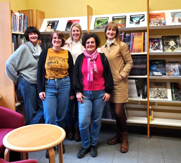 Equipe bibliothèque Aywaille