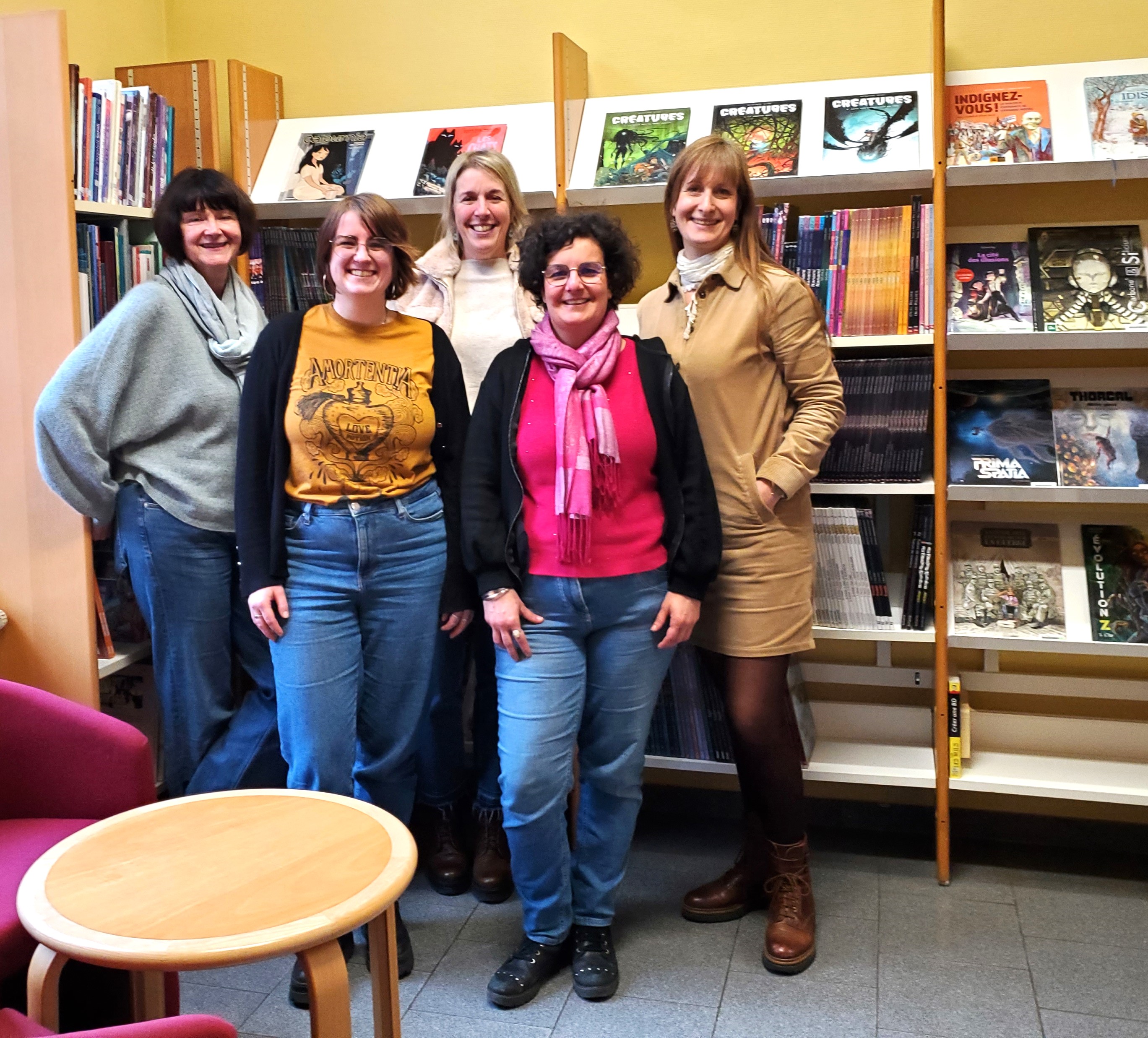 Equipe bibliothèque Aywaille