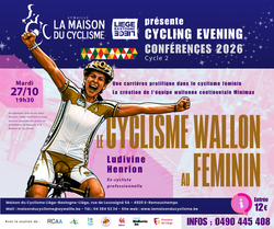 Cycling Evening - Conférence "Le cyclisme wallon au féminin"