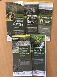 Dépliants Balades emblématiques d'Aywaille