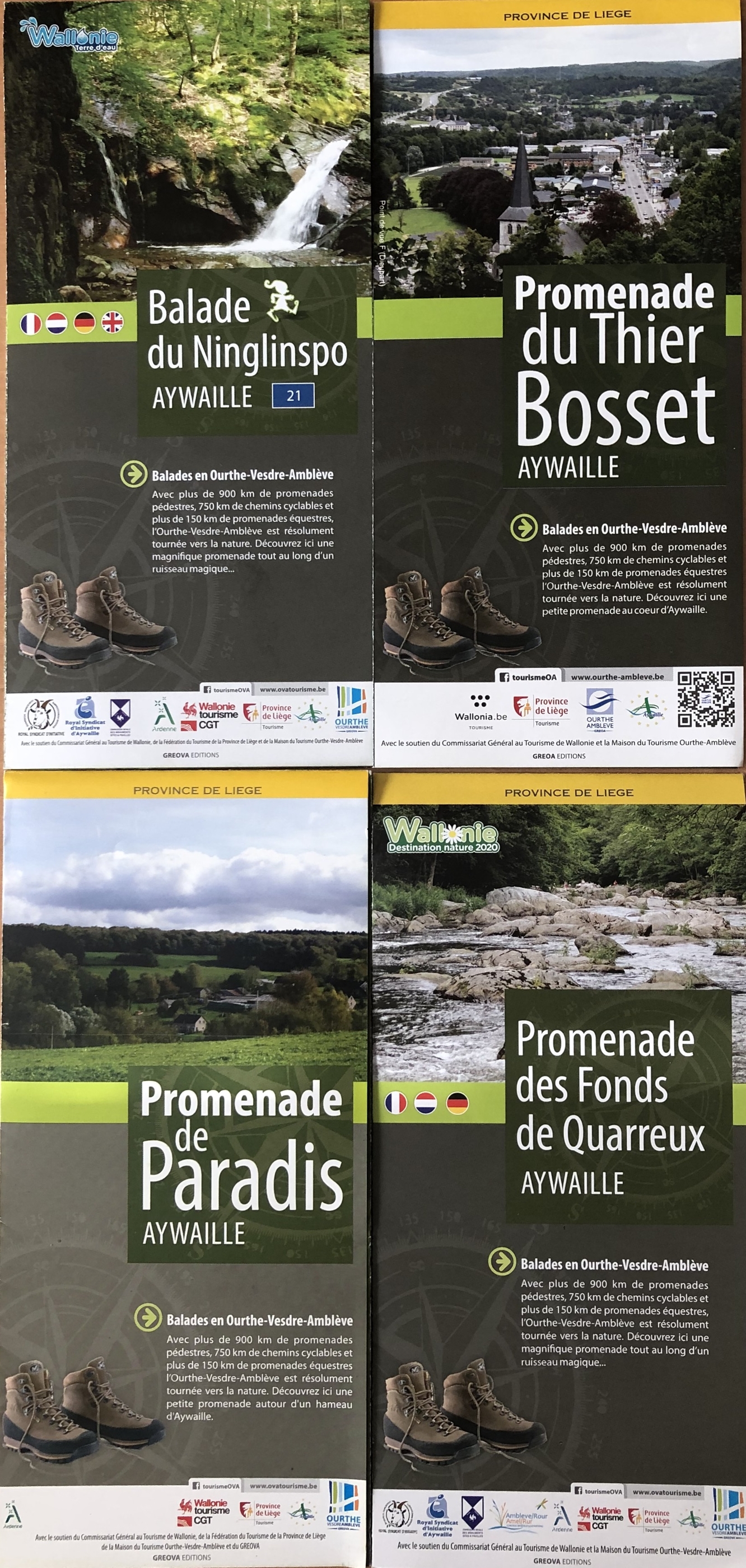 dépliants promenades