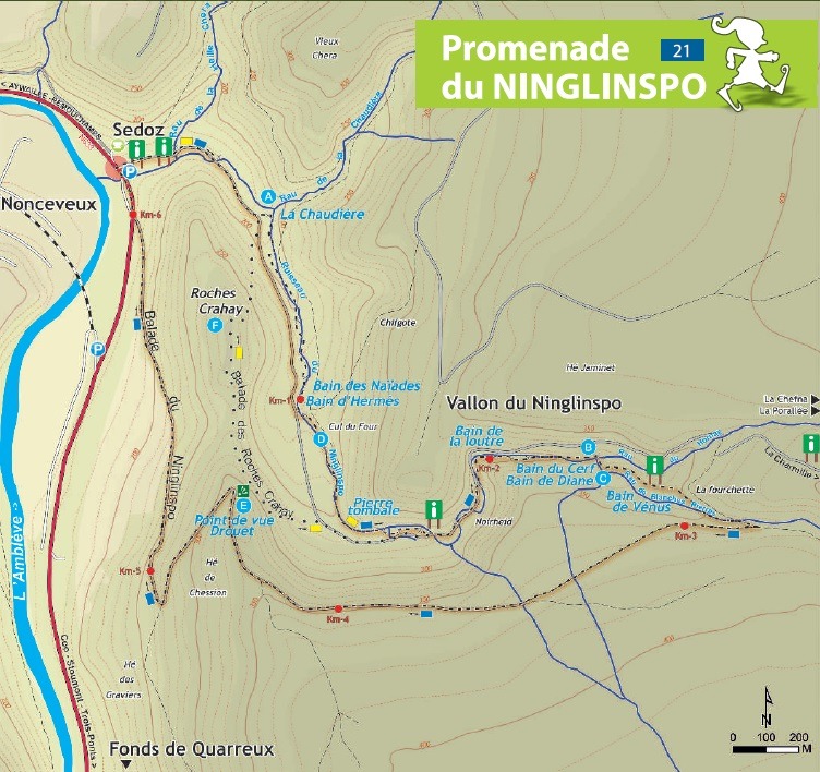 Balade Ninglinspo carte