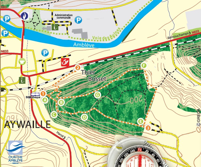 Promenade du Thier Bosset carte