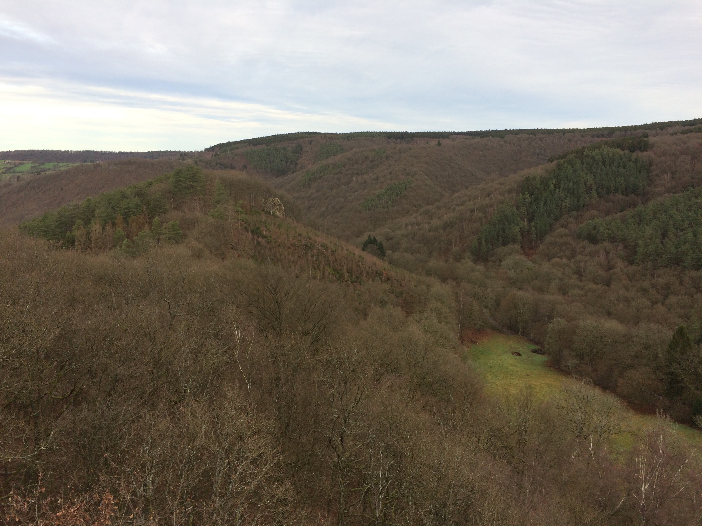 Vue sur les roches Crahay