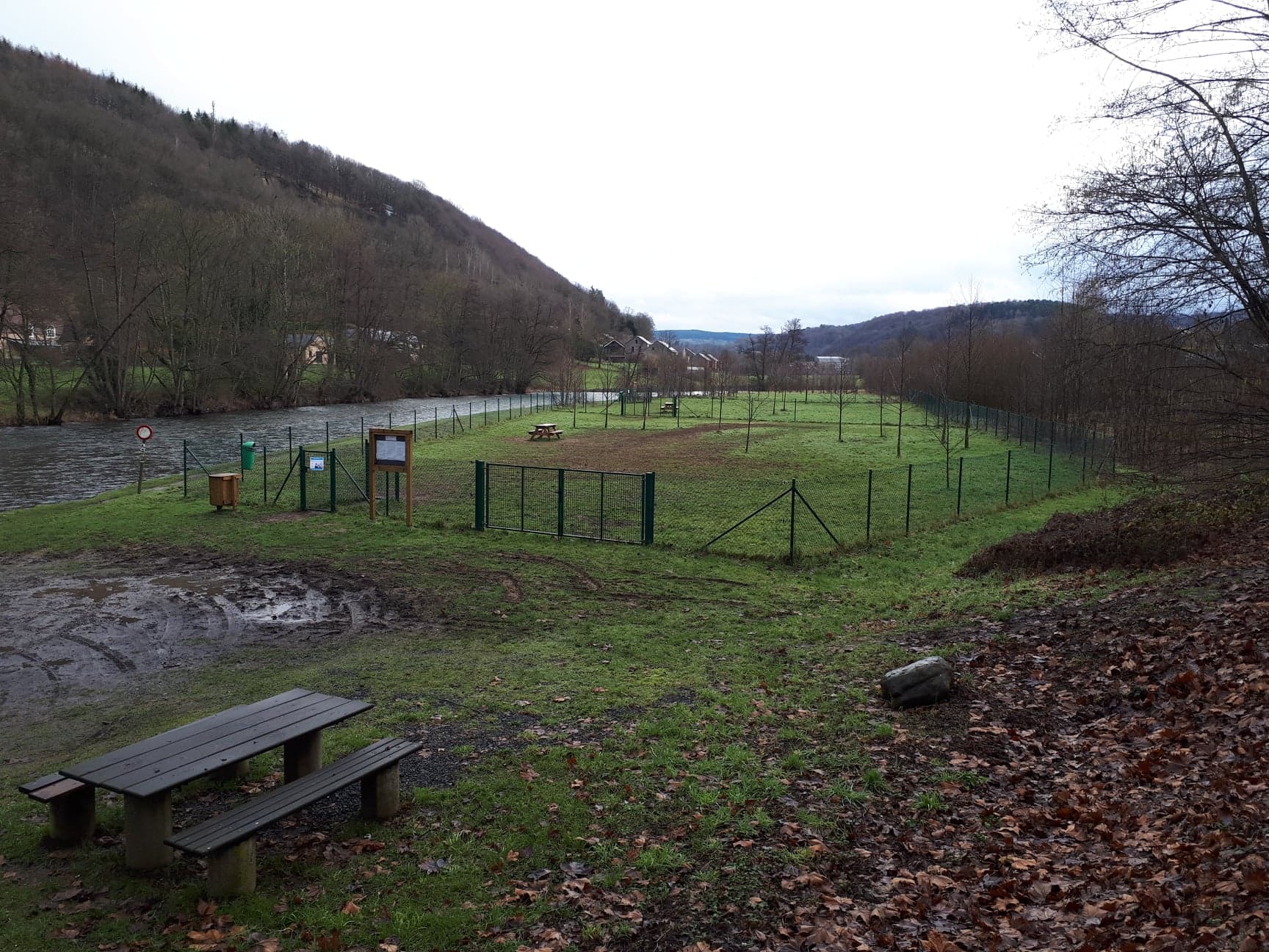 Parc à chiens