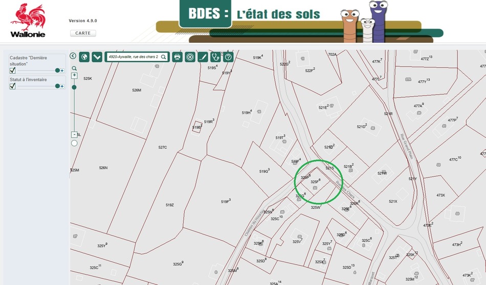 Carte BDES