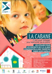 LA CABANE, un atelier pour les enfants confrontés à des tempêtes dans leur famille.
